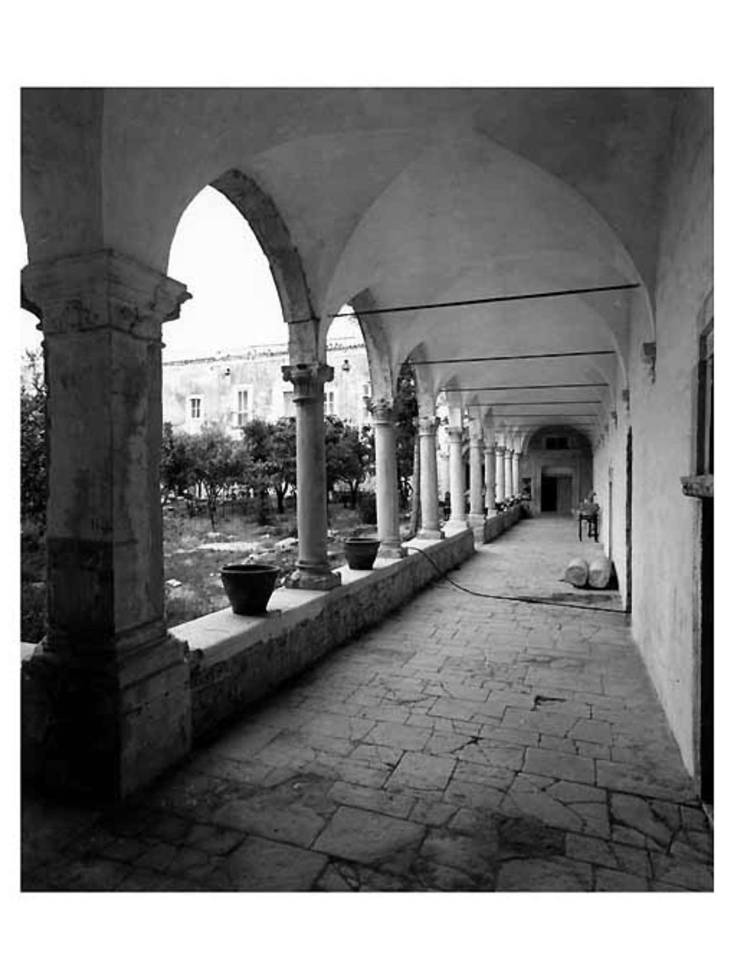 Chiostro, particolare